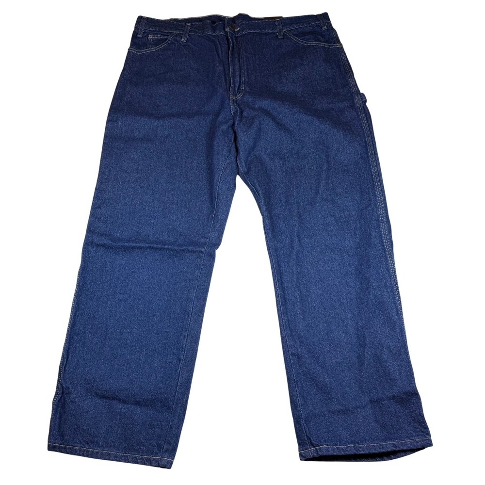 Dickies Mens Relaxed Fit Carpenter Jeans Indigo Blue Denim 40x30 LU200RNB NWT